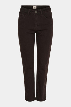 I SAY Monza Straight Pant Pants 356 Dark brown