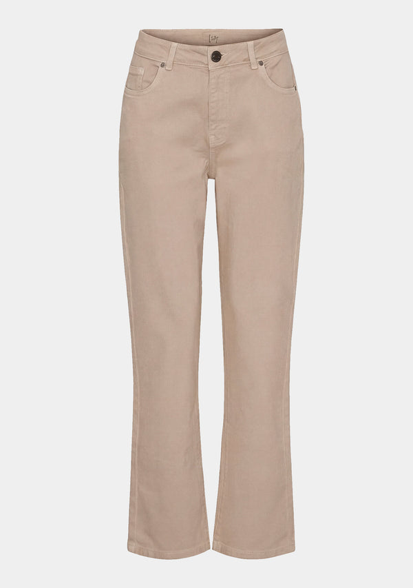 I SAY Monza Twill Pant Pants 117 Dark Sand