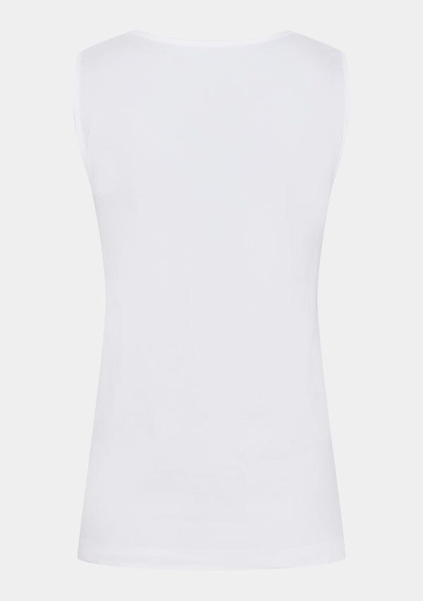 I SAY Nilla V-Neck Top Tops 100 White