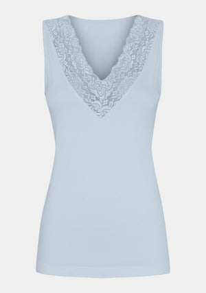 I SAY Nilla V-Neck Top Tops 619 Light Blue