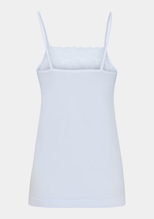 I SAY Nilla Wide Lace Top Tops 619 Light Blue