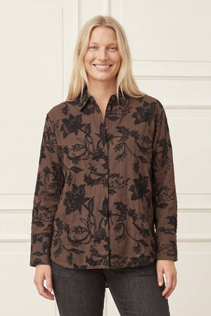 I SAY Nimi Shirt Shirts 356 Dark brown