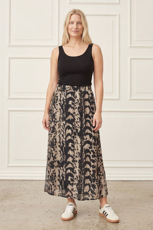 I SAY Nini Skirt Skirts N41 Earth & Black