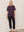 I SAY Nugga Basic O-Neck T-Shirt Basics 419 Aubergine