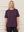 I SAY Nugga Basic O-Neck T-Shirt Basics 419 Aubergine
