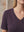 I SAY Nugga Basic V-Neck T-Shirt Basics 419 Aubergine