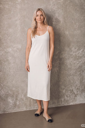 I SAY Nugga Long Underdress Basics 101 Broken White