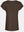 I SAY Nugga V-Neck T-Shirt Basics 356 Dark brown