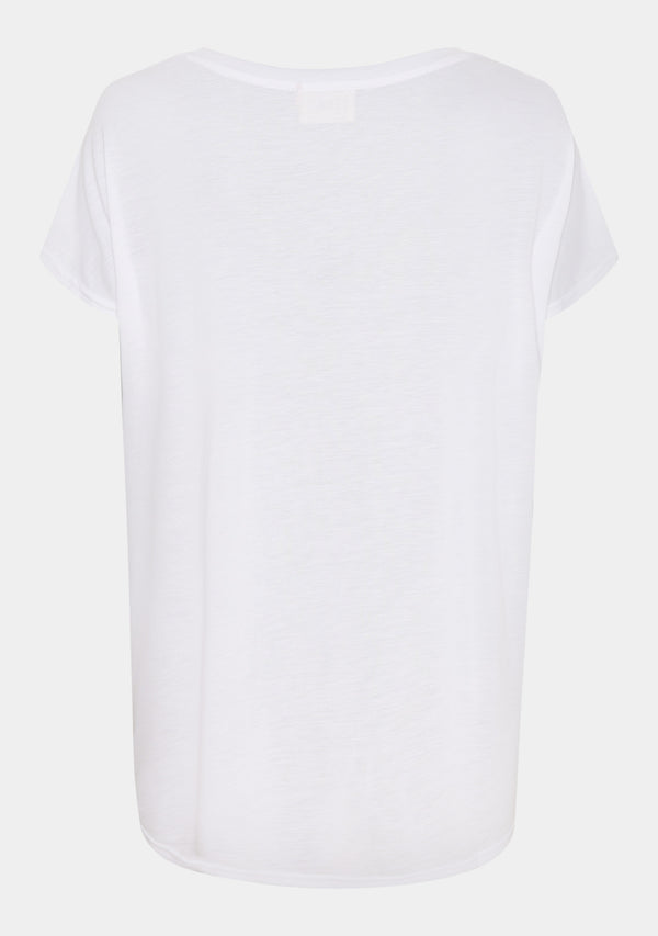 I SAY Nugga Viscose T-Shirt T-Shirts 100 White