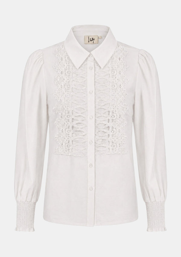 I SAY Oriana Shirt Shirts 101 Broken White