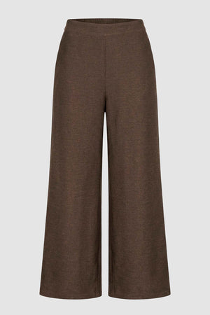 I SAY Osa Pant Pants 126 Brown Melange