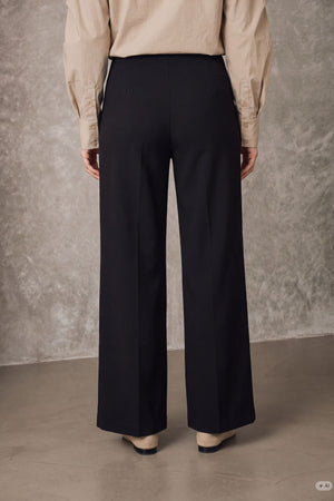 I SAY Ova Wide Pant Pants 900 Black