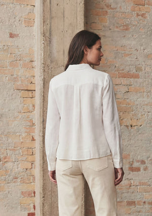 I SAY Pearl Basic Shirt Shirts 101 Broken White