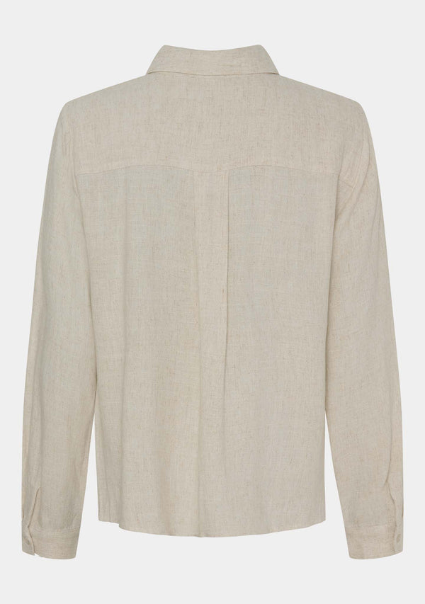 I SAY Pearl Basic Shirt Shirts 112 Sand