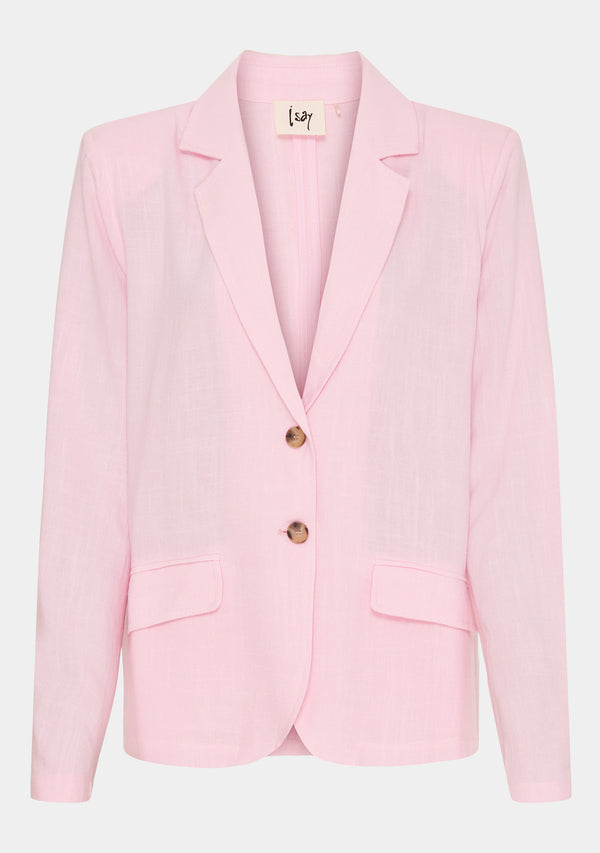 I SAY Pearl Classic Blazer Jackets 503 Light Rose