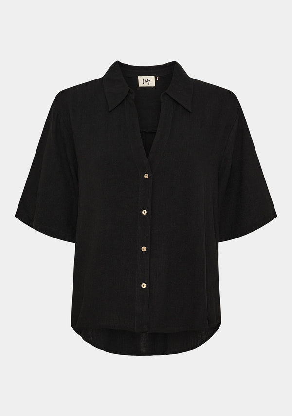 I SAY Pearl s/s Shirt Shirts 900 Black