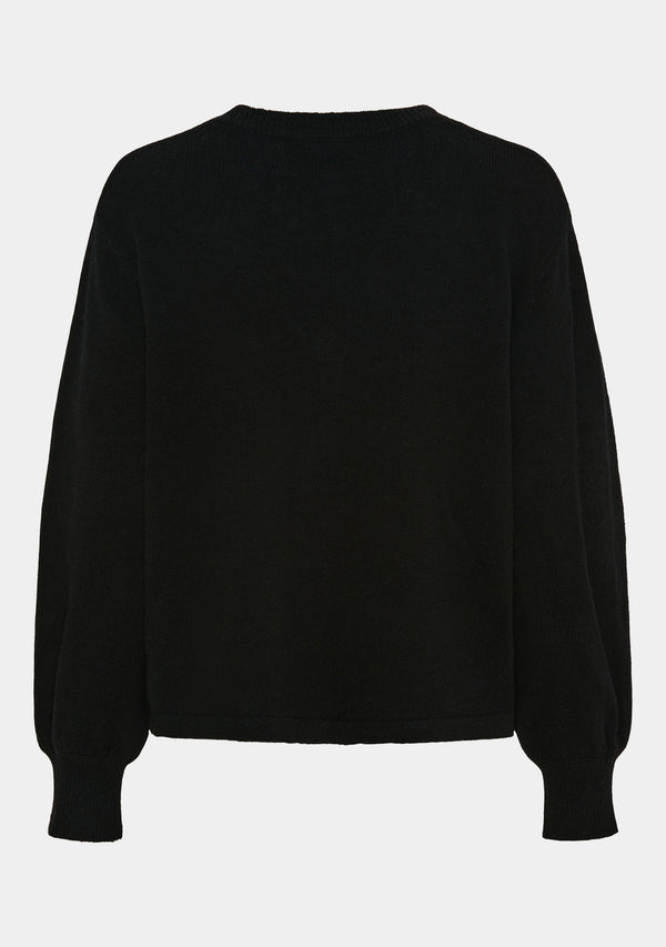 I SAY Robin Cardigan Knitwear 900 Black