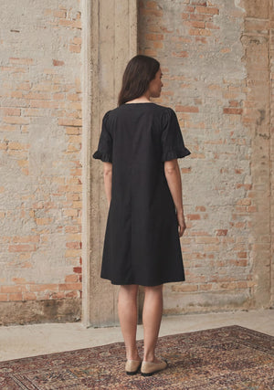 I SAY Sigga Flounce Dress Dresses 900 Black