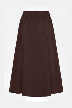 I SAY Sigga Long Skirt Skirts 356 Dark brown