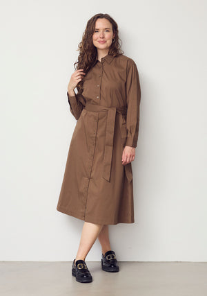 I SAY Sigga Shirt Dress Dresses 391 Cafe Latte