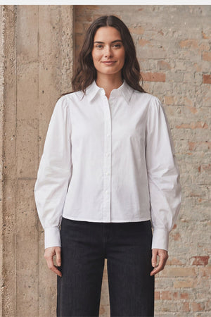 I SAY Sigga Sleeve Shirt Shirts 100 White