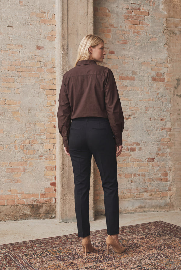 I SAY Sigga Sleeve Shirt Shirts 356 Dark brown