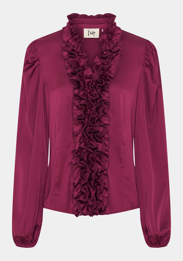 I SAY Steff Blouse Blouses 461 Rhododendron