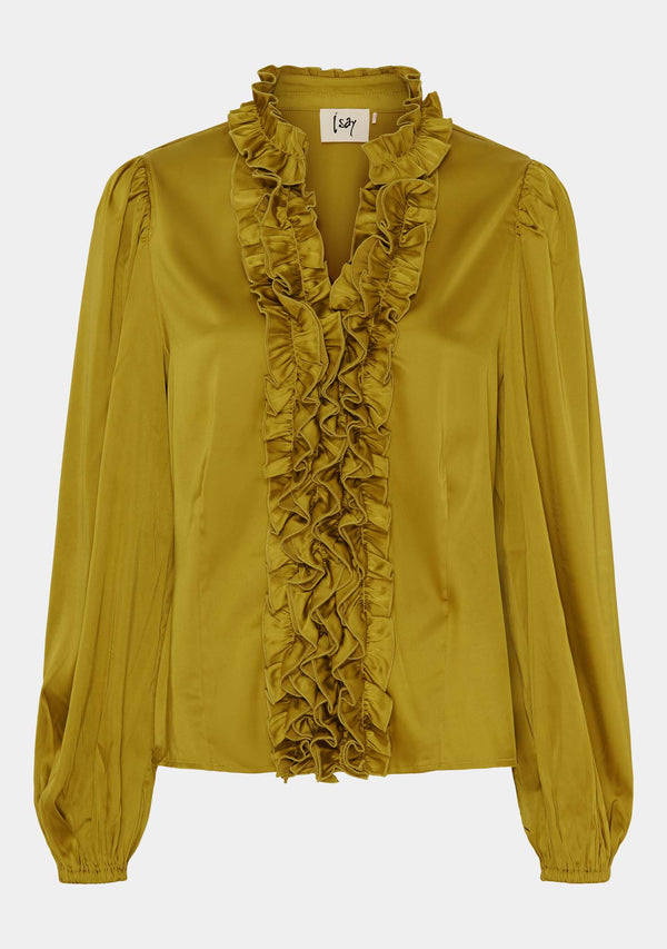 I SAY Steff Blouse Blouses 837 Autumn Lime