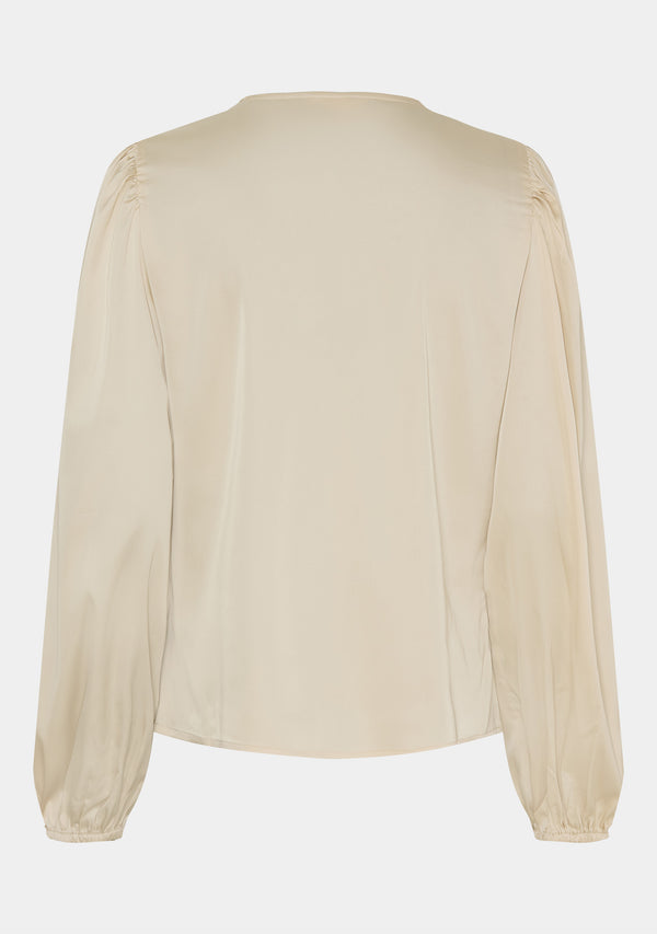 I SAY Steff Flounce Blouse Blouses 112 Sand