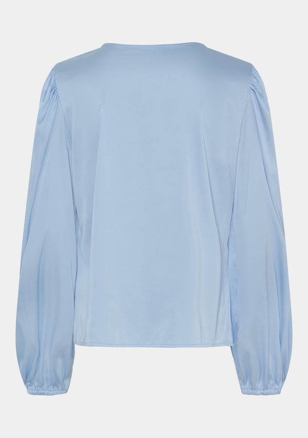 I SAY Steff Flounce Blouse Blouses 619 Light Blue