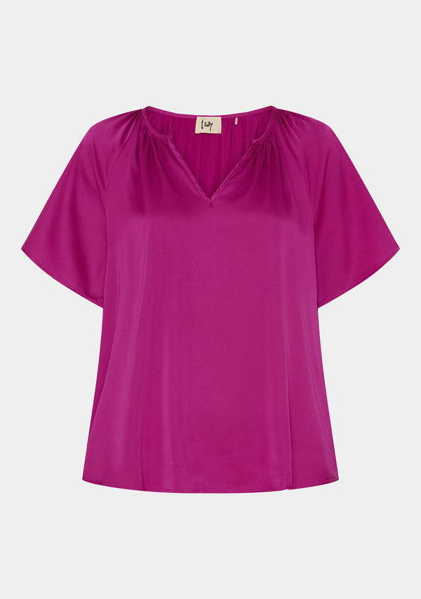 I SAY Steff s/s Blouse Blouses 544 Autumn Pink