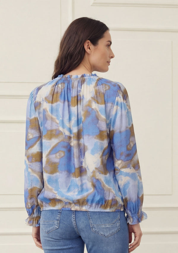 I SAY Tanna Printed Blouse Blouses N12 Spring Fresh