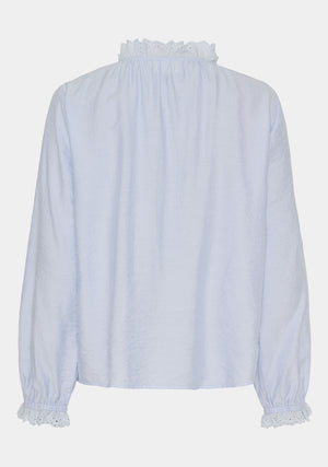 I SAY Tiff Lace Blouse Blouses 619 Light Blue