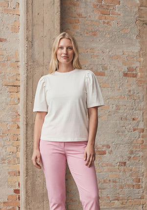 I SAY Tinni s/s T-Shirt Basics 101 Broken White