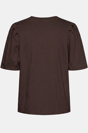 I SAY Tinni s/s T-Shirt Basics 356 Dark brown