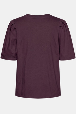 I SAY Tinni s/s T-Shirt Basics 419 Aubergine