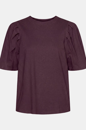 I SAY Tinni s/s T-Shirt Basics 419 Aubergine