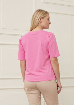 I SAY Tinni s/s T-Shirt Basics 515 Hot pink