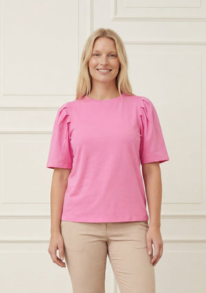 I SAY Tinni s/s T-Shirt Basics 515 Hot pink