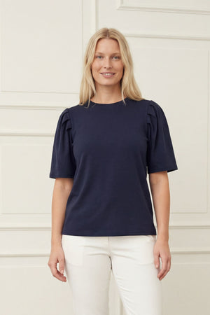 I SAY Tinni s/s T-Shirt Basics 640 Navy