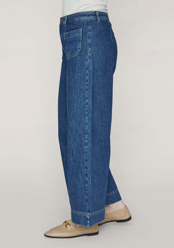 I SAY Torino Wide Jeans Pants 616 Denim Blue