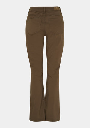 I SAY Toscana Flare Pant Pants 368 Taupe