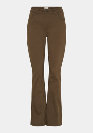 I SAY Toscana Flare Pant Pants 368 Taupe