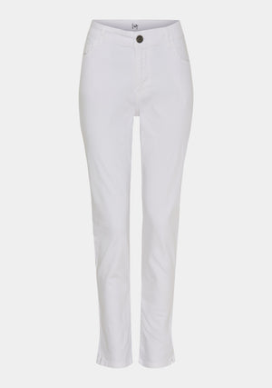 I SAY Udine Slim Pant Pants 100 White