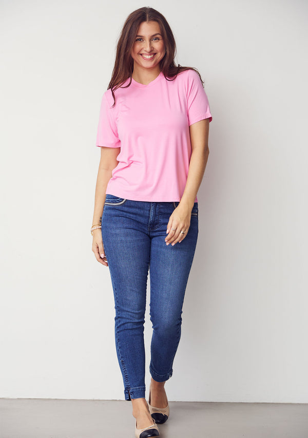 I SAY Verona Deco Jeans Pants 700 Mid Denim Wash