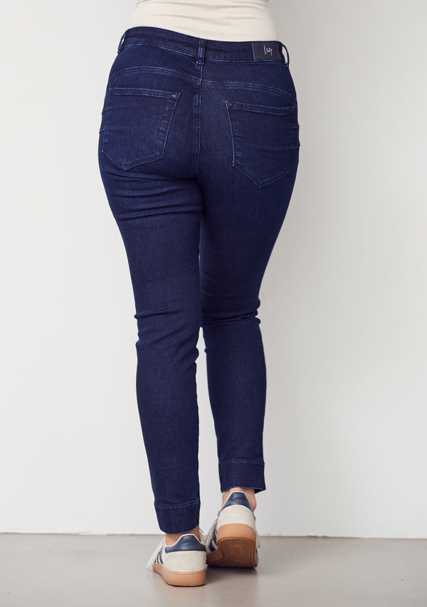 I SAY Verona Jeans Pants 975 Deep Dark Denim