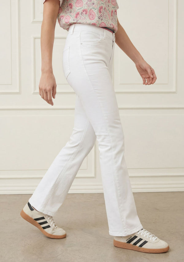 I SAY Verona Twill Flare Pant Pants 100 White