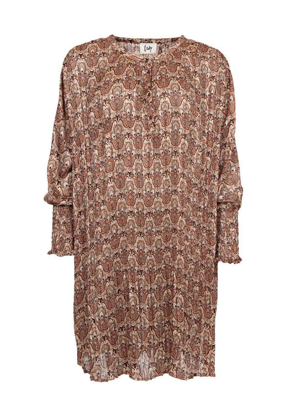 I SAY Vibse New Dress Dresses K55 Browny Paisley