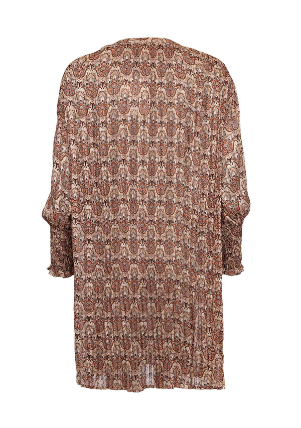 I SAY Vibse New Dress Dresses K55 Browny Paisley