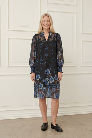 I SAY Vibse Printed Dress Dresses N44 Flower Border